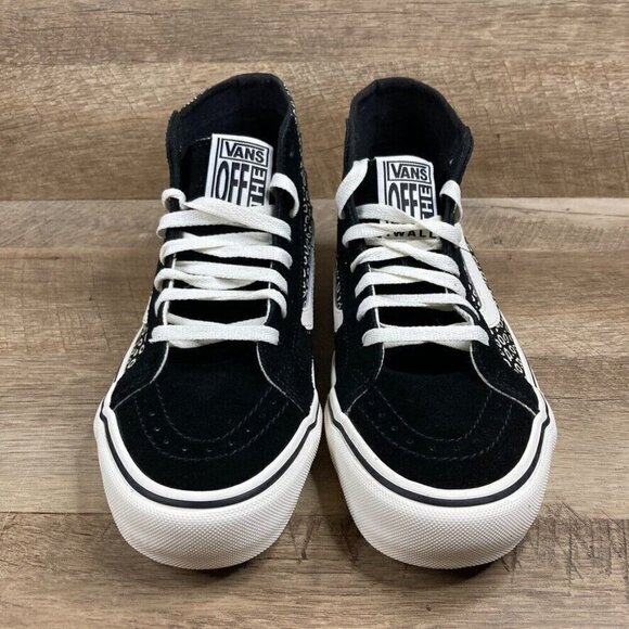 VANS Sk8-Hi Decon Sting Ray Black Vintage Suede Canvas Women's Size 7.5 NEW - Picture 3 of 9